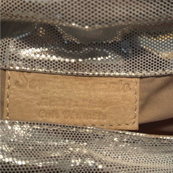 Sergio Renato Silver Bow Buckle Crossbody Evening bag - Picture 5 of 7